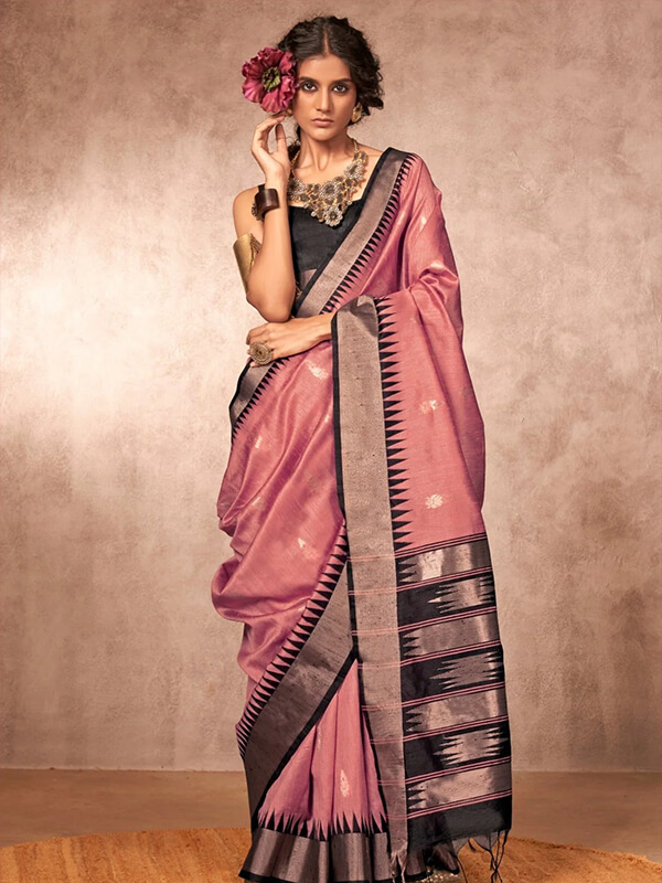 Royal Rose Kanjivaram Silk Saree